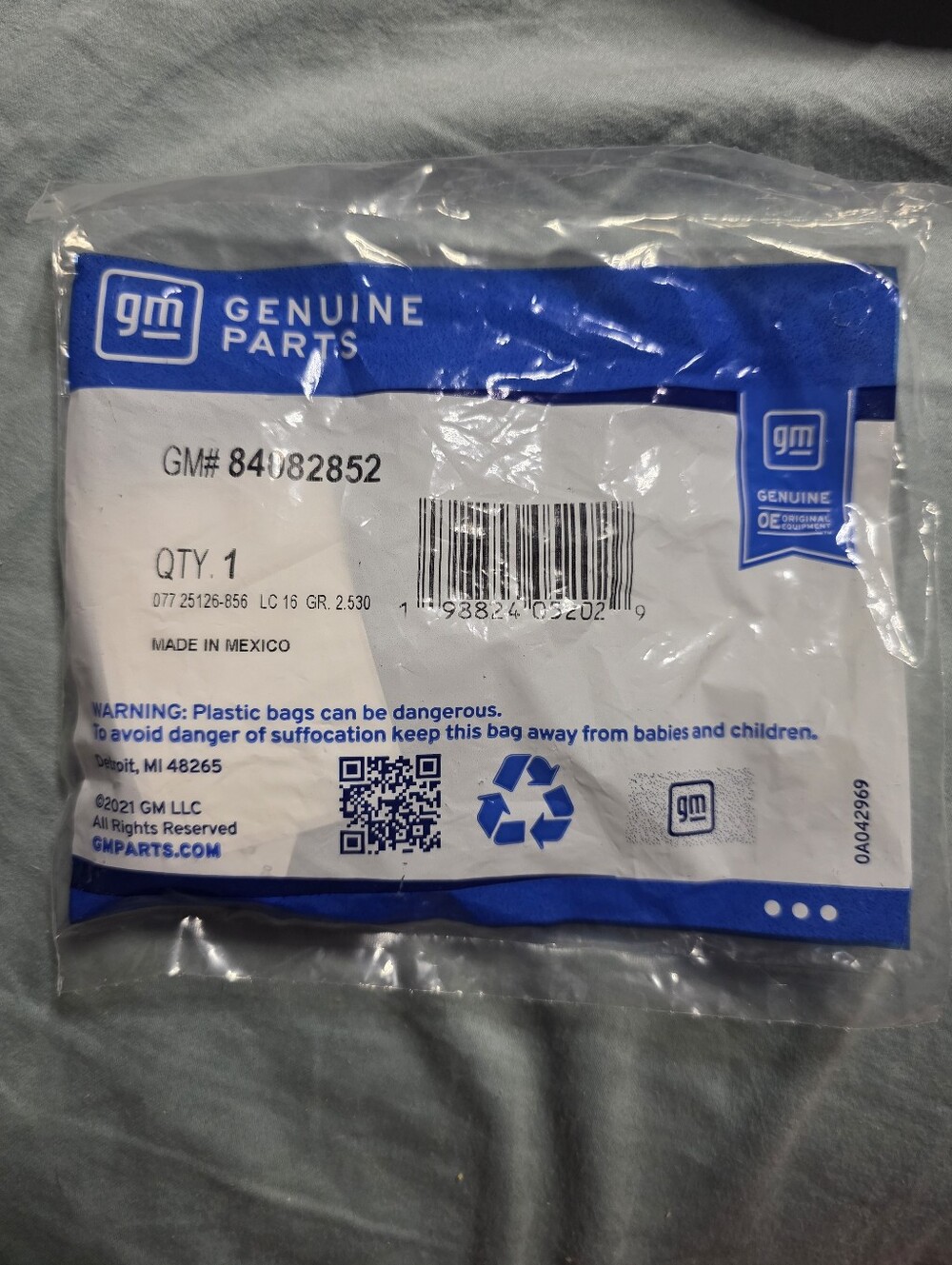 GM Genuine Parts 84082852 – 350 Amp Fusible Link / Fuse – New OEM